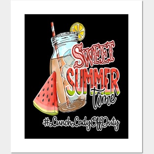 Sweet Summer Time Last Day Of School Lunch Lady Off Duty Posters and Art